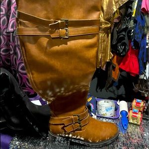 Torrid Plus Calf Thigh High Boots